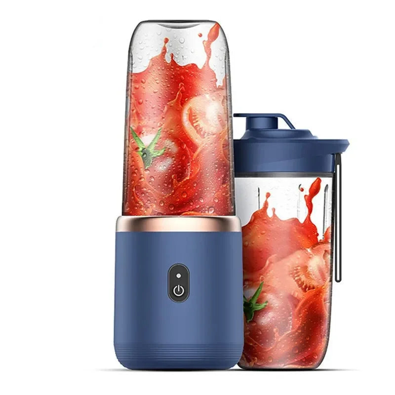 Portable USB Blender Bottle – 6-Blade Personal Juicer