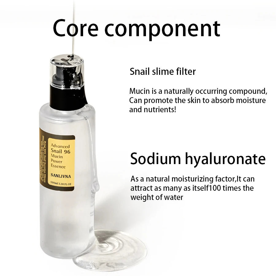 Snail Mucin 96% Facial Essence – Hydrating Repair Serum