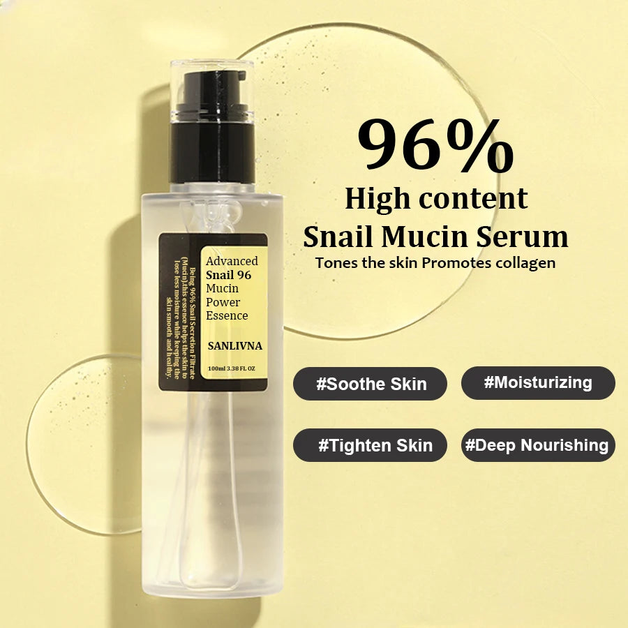 Snail Mucin 96% Facial Essence – Hydrating Repair Serum