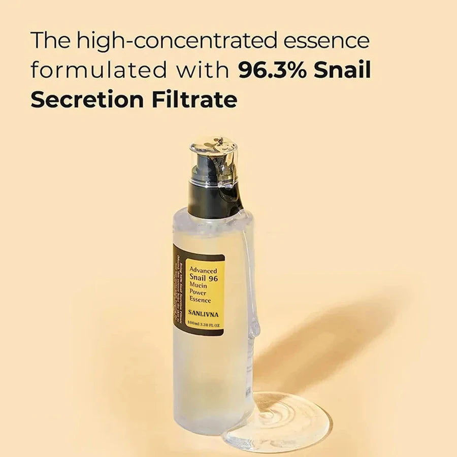 Snail Mucin 96% Facial Essence – Hydrating Repair Serum